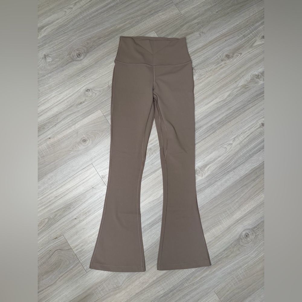 lululemon athletica High-Rise mini Flare Pants in Taupe Brown